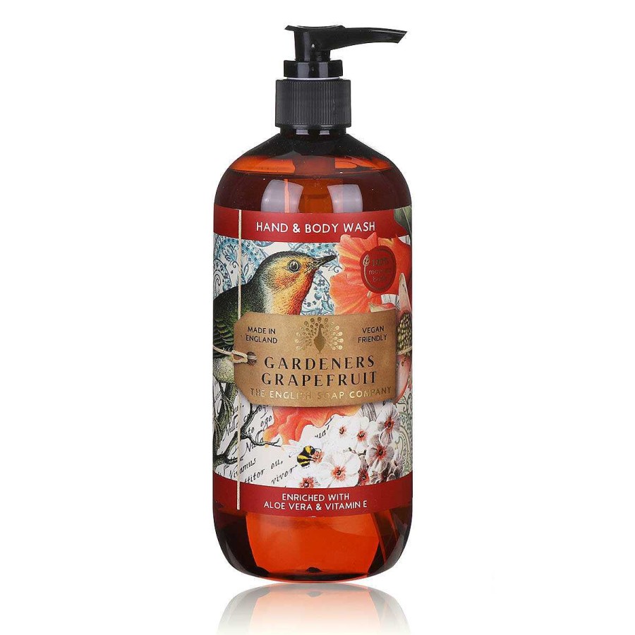 Body | The English Soap Company The English Soap Company Gardeners Grapefruit Hand & Body Wash 500Ml