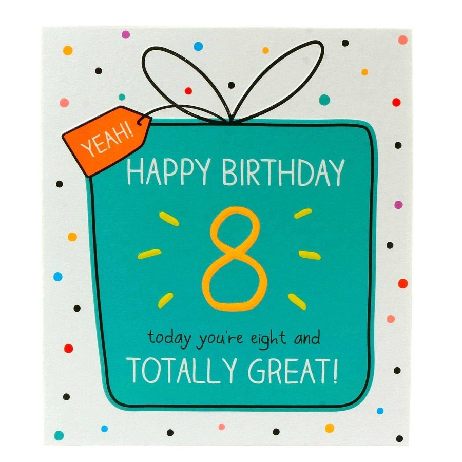 Age Cards | Happy Jackson Happy Jackson 8 And Totally Great Birthday Card