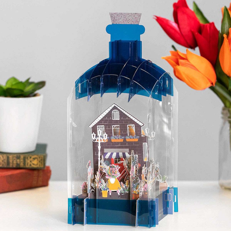 Floral Cards | Alljoy Design Alljoy Design Flower Shop 3D Keepsake Art Bottle With Mini Card