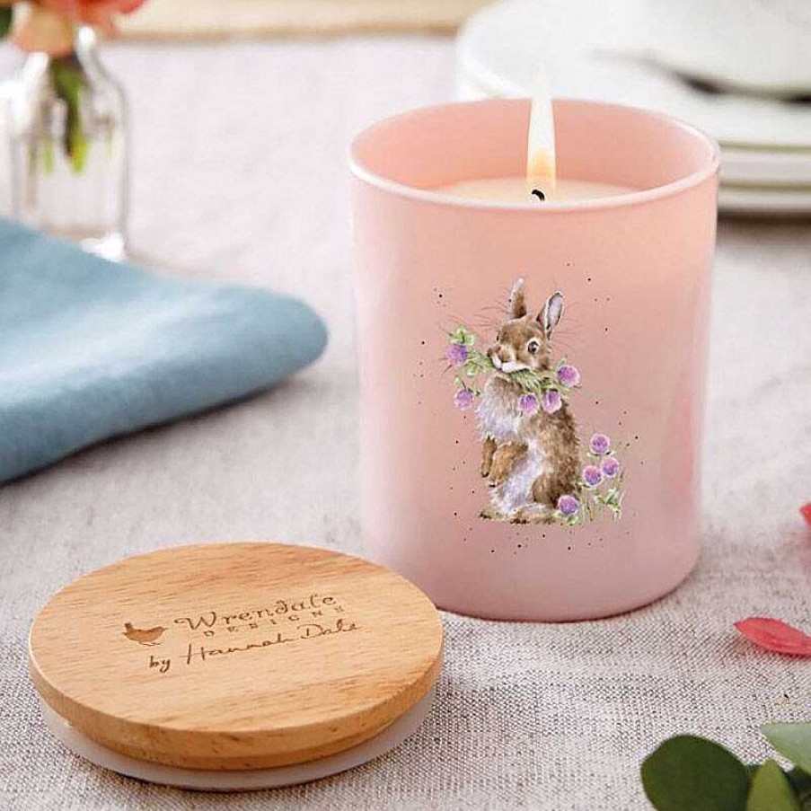 Glass Candles | Wrendale Wrendale 'Head Over Heels' Rabbit Hedgerow Candle