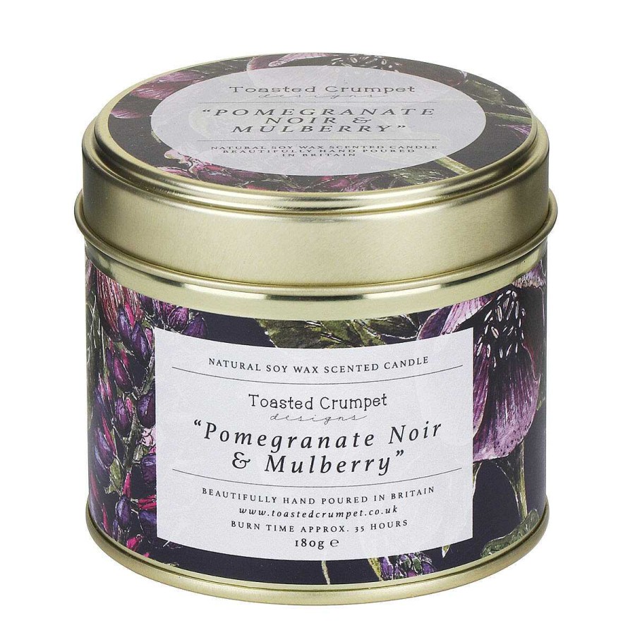 Tin Candles | Toasted Crumpet Toasted Crumpet Pomegranate Noir & Mulberry Tin Candle