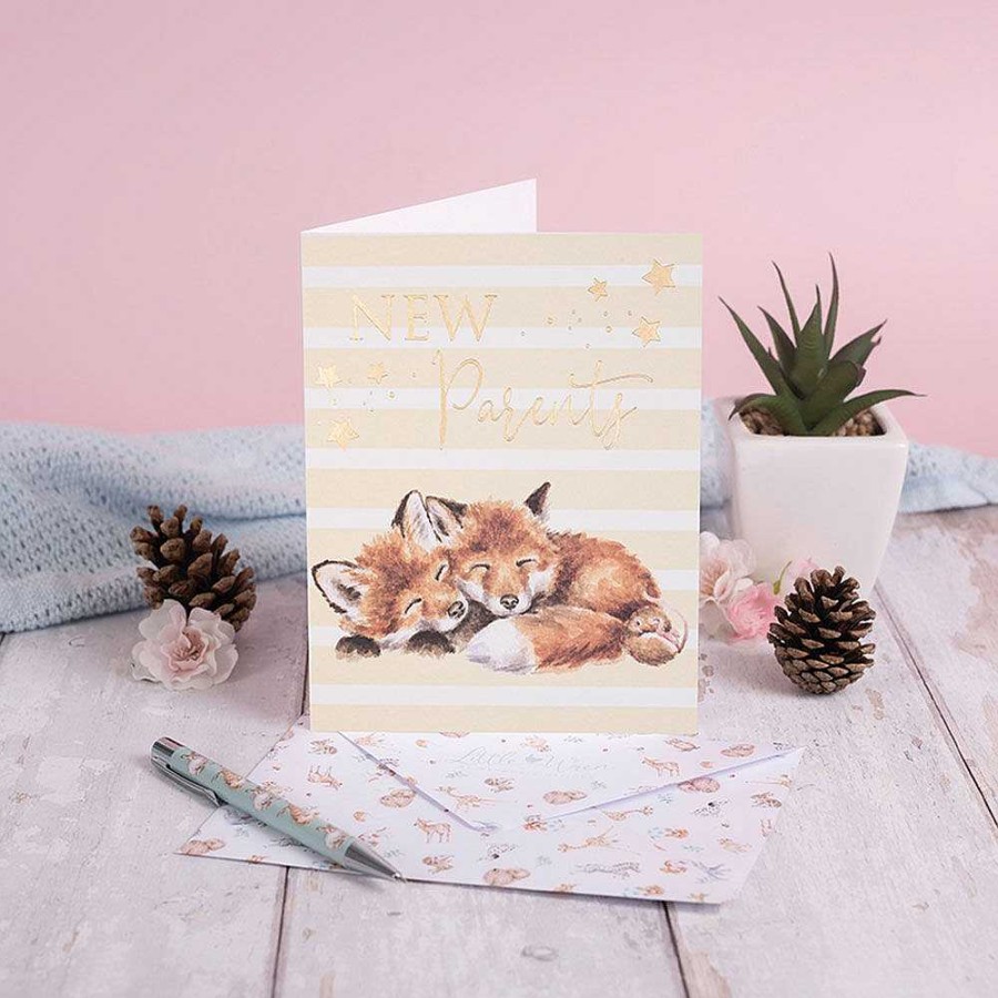 New Baby | Wrendale Wrendale Furever Family Fox New Parents Card