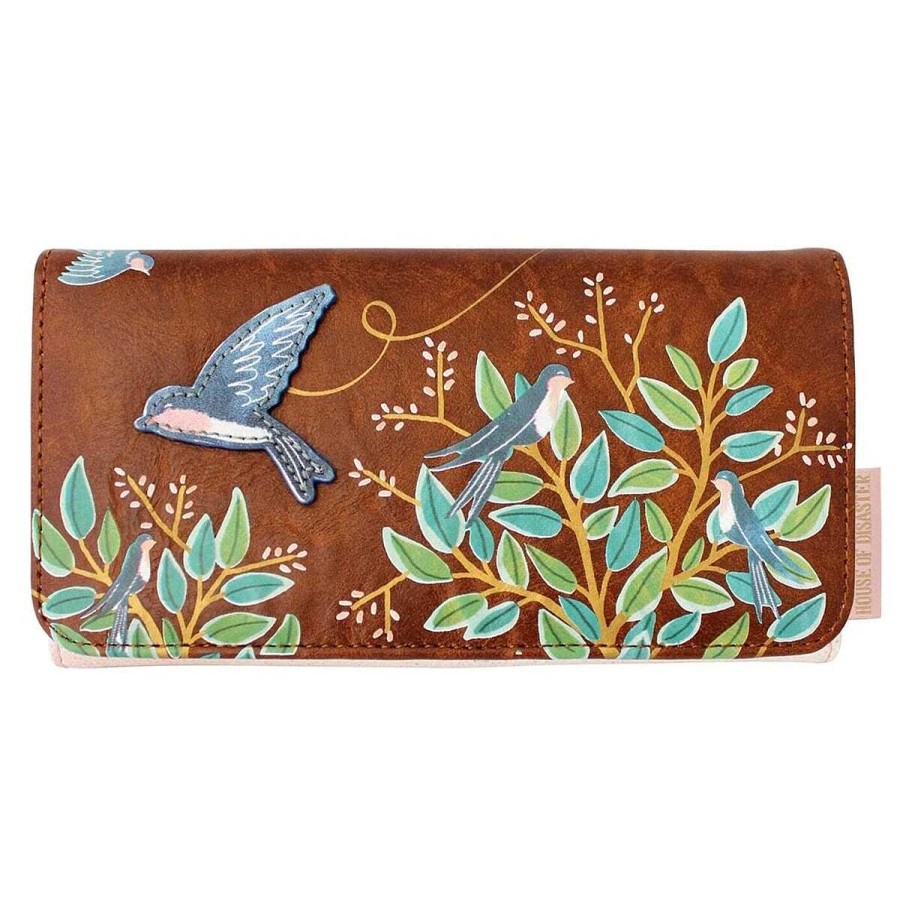 Wallets & Purses | House Of Disaster House Of Disaster Secret Garden Bird Wallet