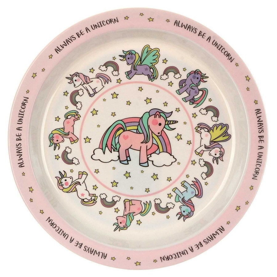 Plates | Leonardo's Little Stars Leonardo'S Little Stars Unicorns Plate