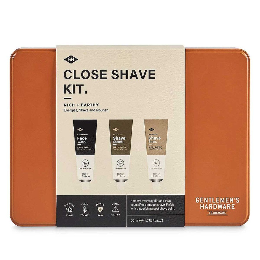 Gift Sets | Gentlemen's Hardware Gentlemen'S Hardware Close Shave Kit Dw Collective