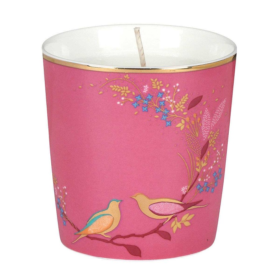 Ceramic Candles | Sara Miller Sara Miller Chelsea Pink Sandalwood, Cardamom And Oud 260G Candle