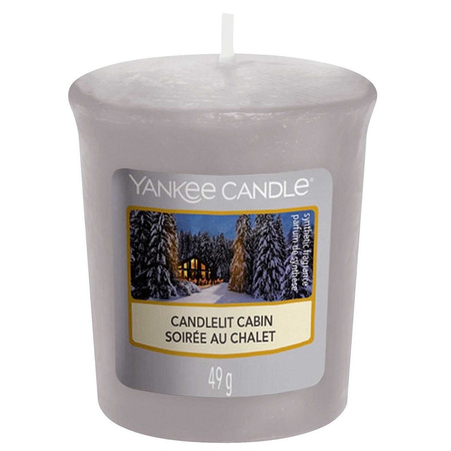 Votive Candles | Yankee Candle Yankee Candle Candlelit Cabin Votive Candle