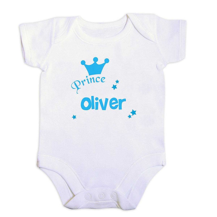 Babies & Toddlers | Temptation Gifts Personalised Prince Baby Vest