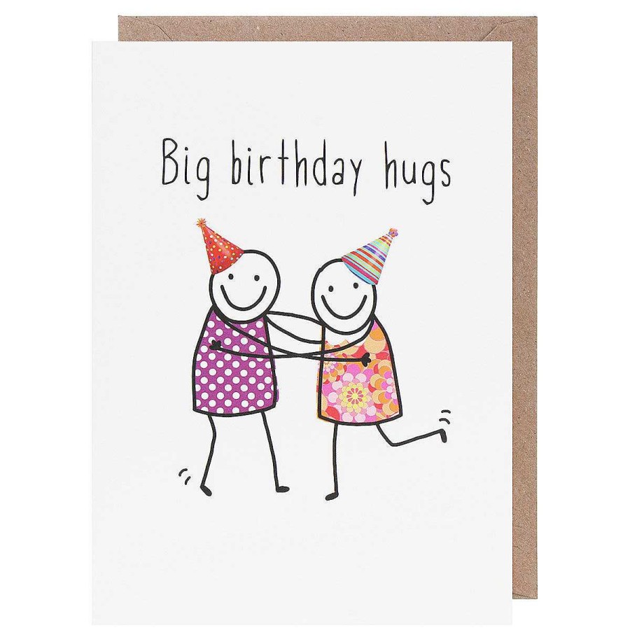 Funny Cards | Paperlink Paperlink Happy As Larry Birthday Hugs Birthday Card