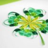 Floral Cards | Origamo Origamo Quilling 'Four-Leaf Clover' Card