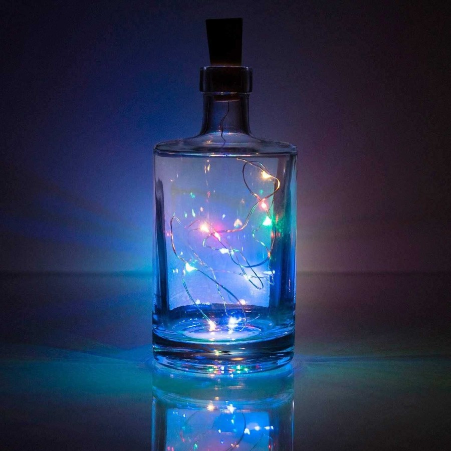 Lights & Sounds | CGB Giftware Cgb Giftware Eureka Rainbow Led Bottle Cork Light