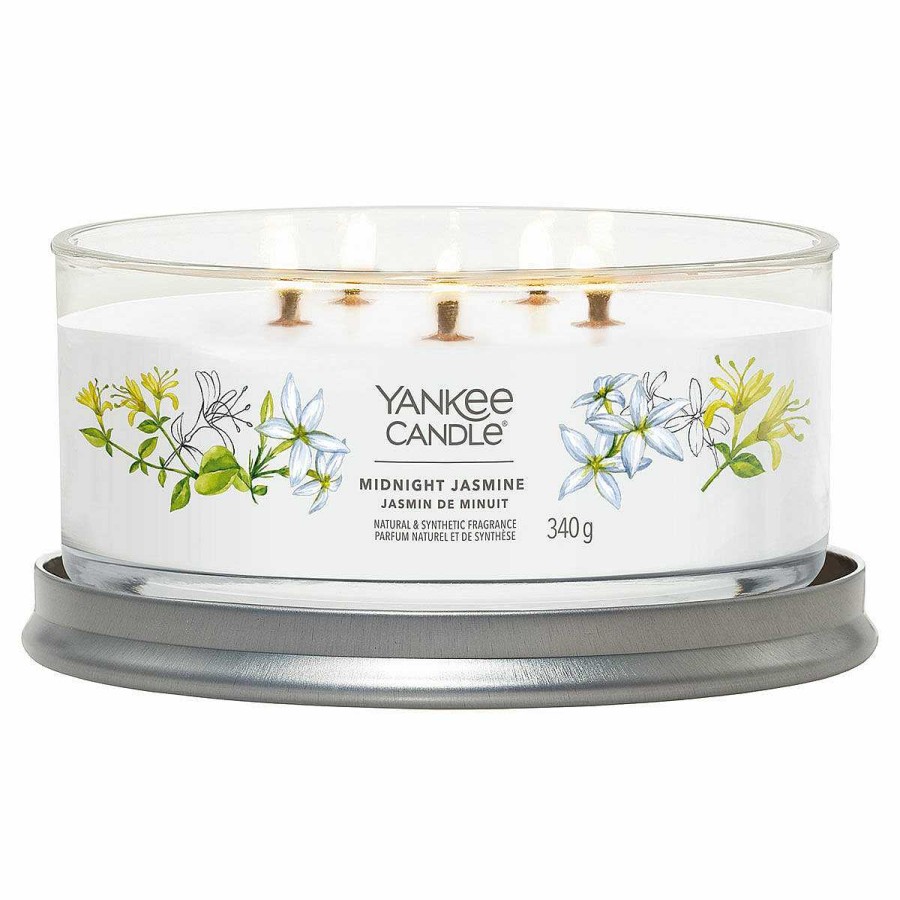 Glass Candles | Yankee Candle Yankee Candle Midnight Jasmine Signature Multi-Wick Tumbler Candle