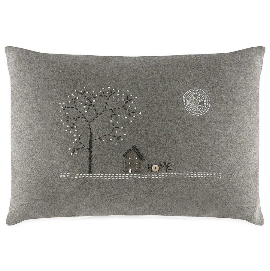 Soft Furnishings | East of India East Of India Home Wool Cushion