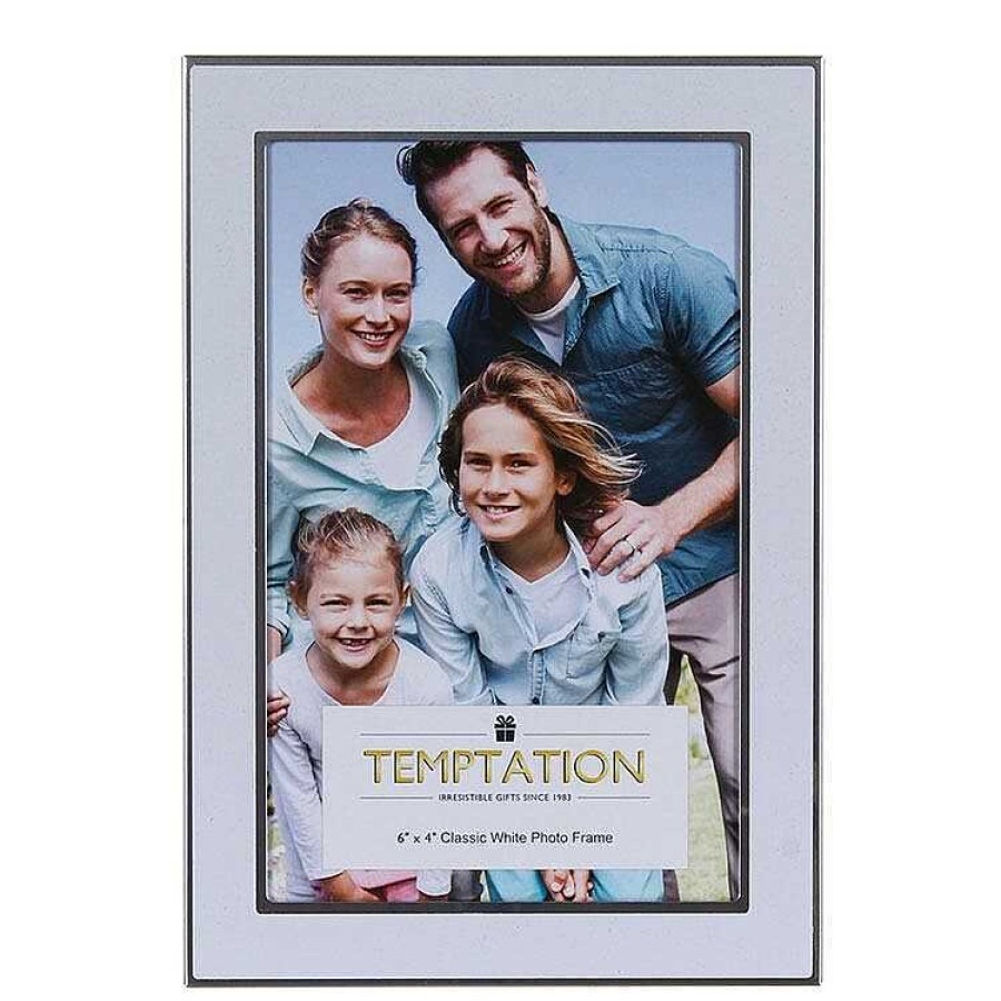 Photo Albums & Frames | Temptation Temptation White Edged Photo Frame 4X6