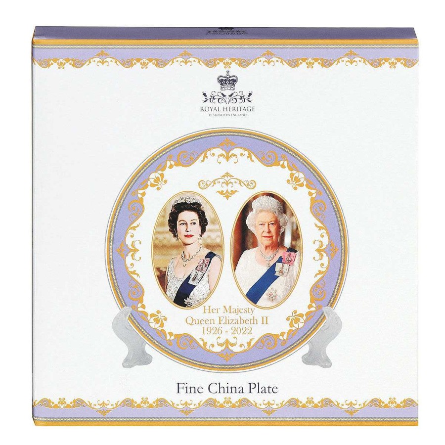 Plates | Temptation Gifts Her Majesty Queen Elizabeth Ii Commemorative 6 Inch Plate