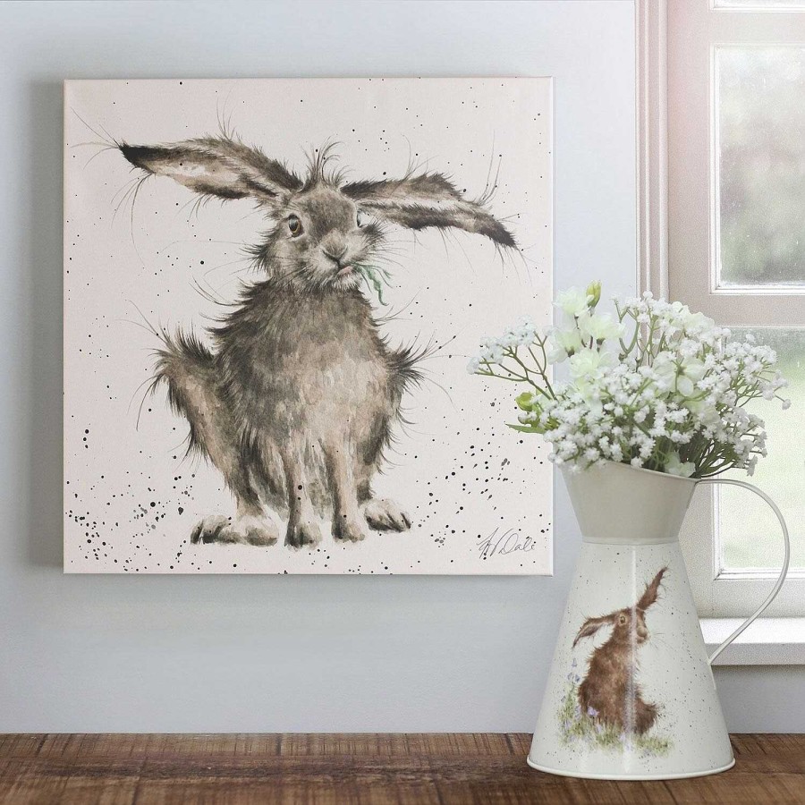 Art Prints | Wrendale Wrendale 'Hare-Brained' Large Canvas