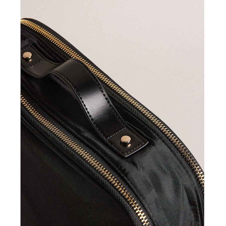 Wash Bags | Ted Baker Ted Baker Becaais Black Medium Travel Wash Bag