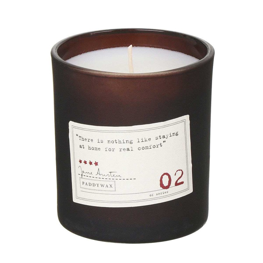 Ceramic Candles | Paddywax Paddywax Library 170G Jane Austen Boxed Soy Candle