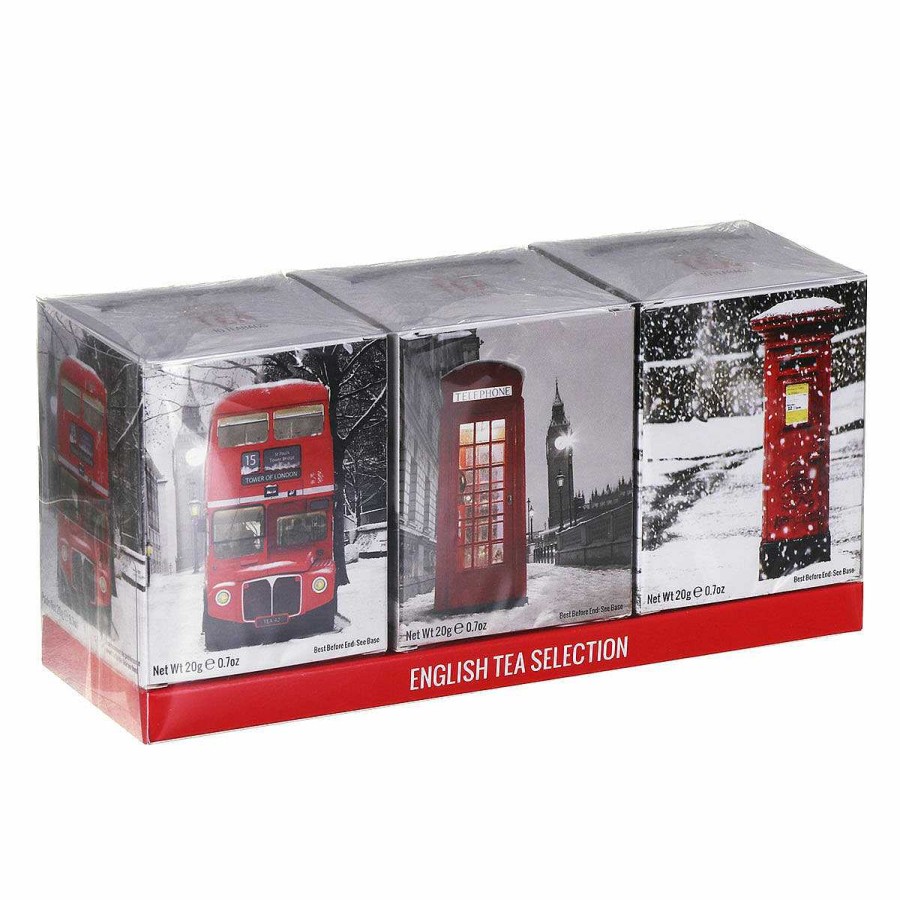 Tea | New English Teas New English Teas 'Icons In Snow' Triple Tea Gift Pack