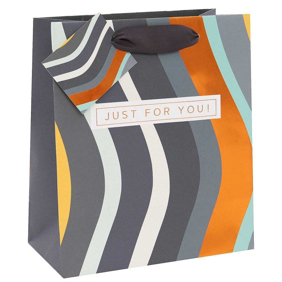 Gift Bags, Tags & Ribbons | Glick Glick 'Just For You' Swirl Medium Gift Bag