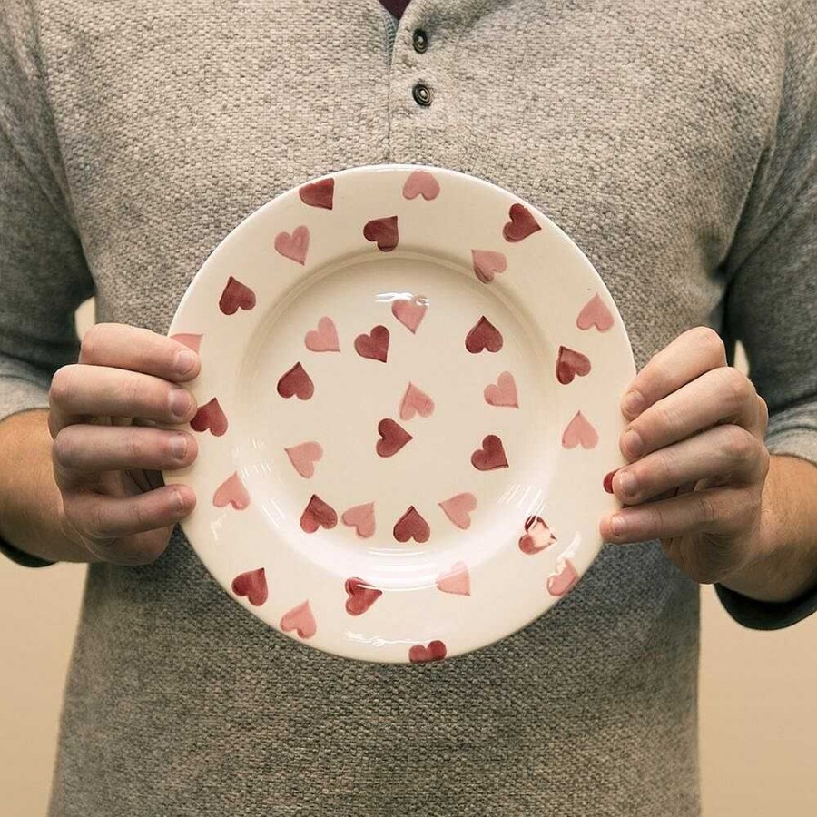 Plates | Emma Bridgewater Emma Bridgewater Pink Hearts 8 1/2 Inch Plate