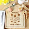 Chopping Boards & Worktop Savers | Temptation Gifts Personalised Soldiers Egg & Toast Board