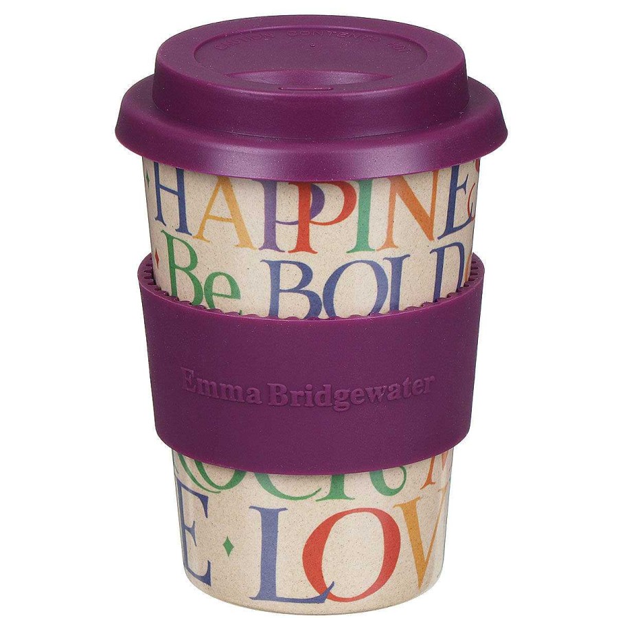 Travel Mugs | Emma Bridgewater Emma Bridgewater Rainbow Toast Rice Husk Travel Cup