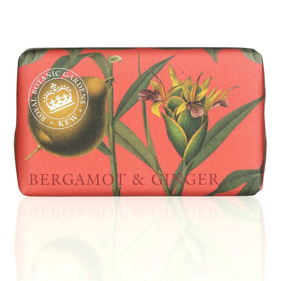 Pampering | The English Soap Company The English Soap Company Bergamot & Ginger Luxury Shea Butter Soap 240G