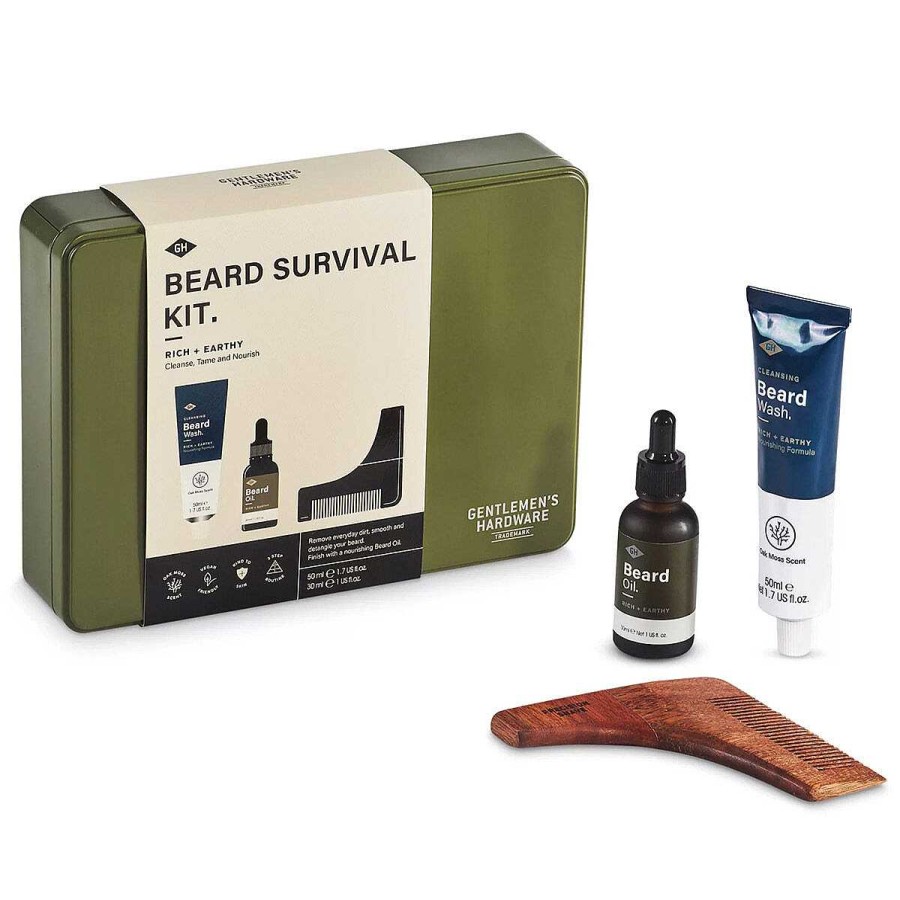 Gift Sets | Gentlemen's Hardware Gentlemen'S Hardware Beard Survival Kit