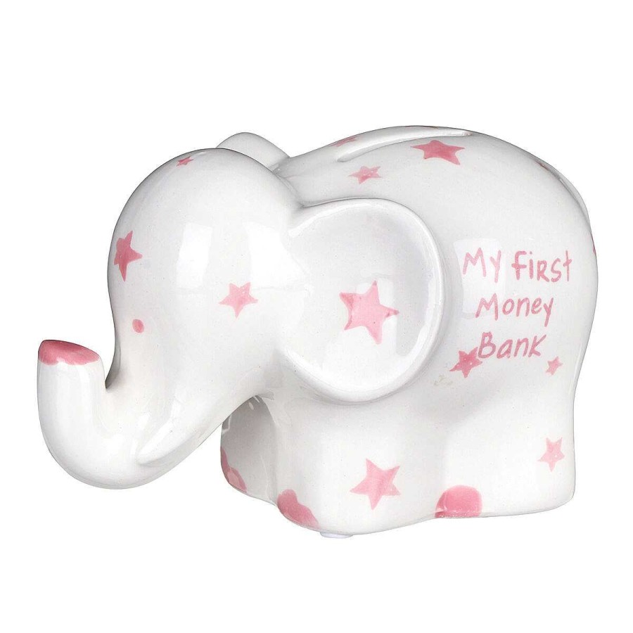 Home & Hobbies | Temptation Gifts Pink Elephant My First Money Bank