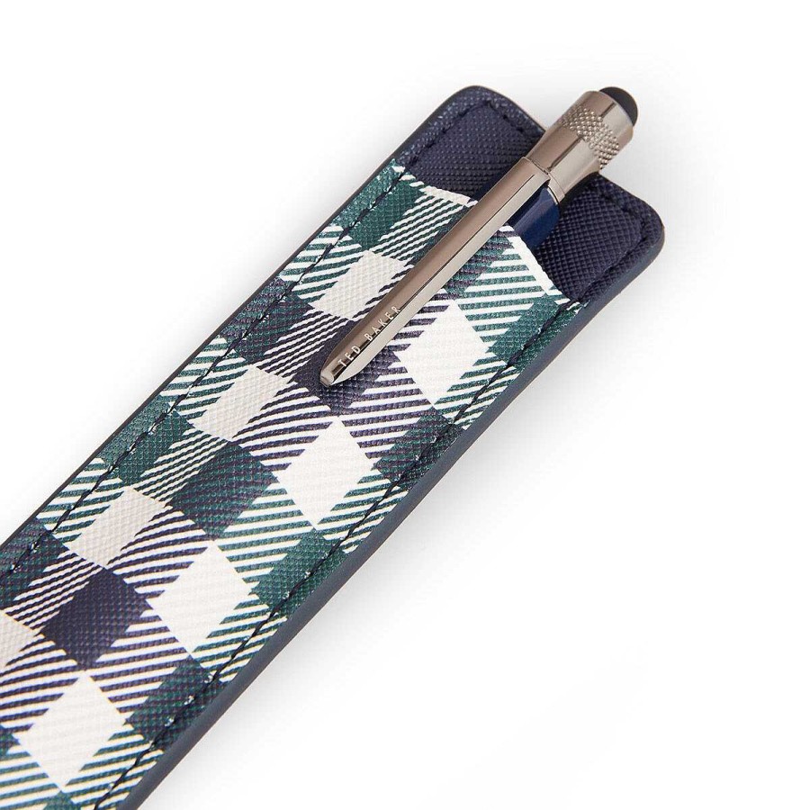 Pens & Pencils | Ted Baker Ted Baker Rickkii House Check Touch Screen Pen And Pouch