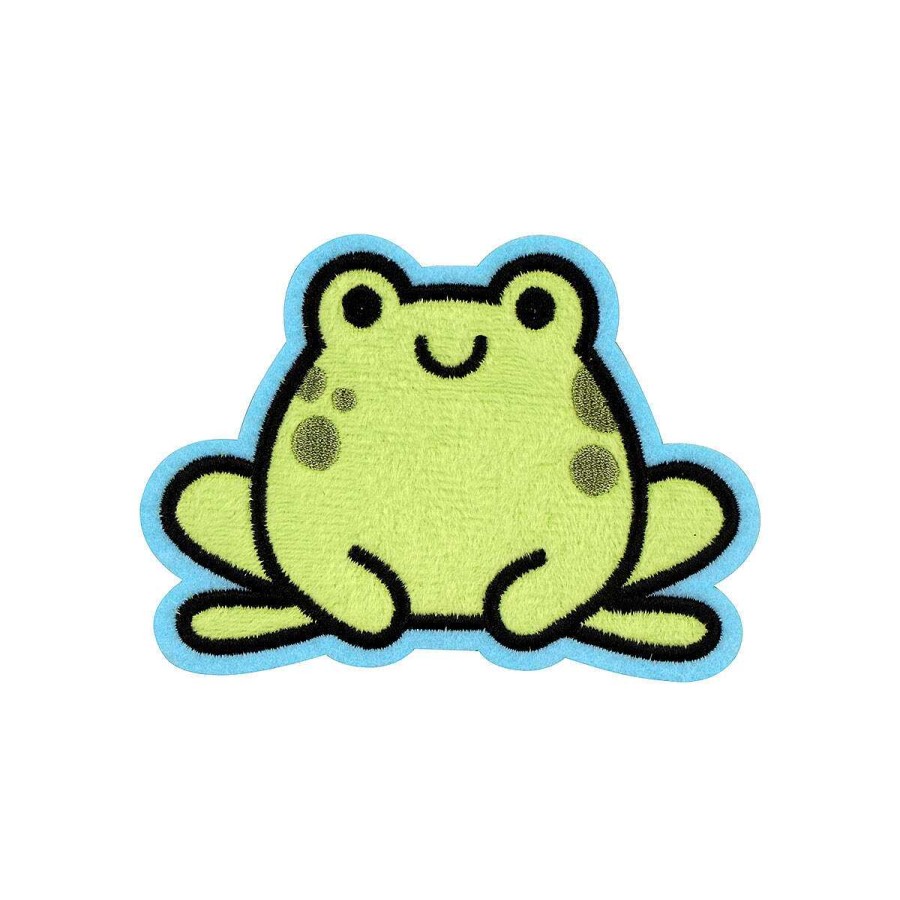 Peel-Off Patch Cards | Temptation Gifts Moji Frankie Frog Birthday Card With Peel Off Patch