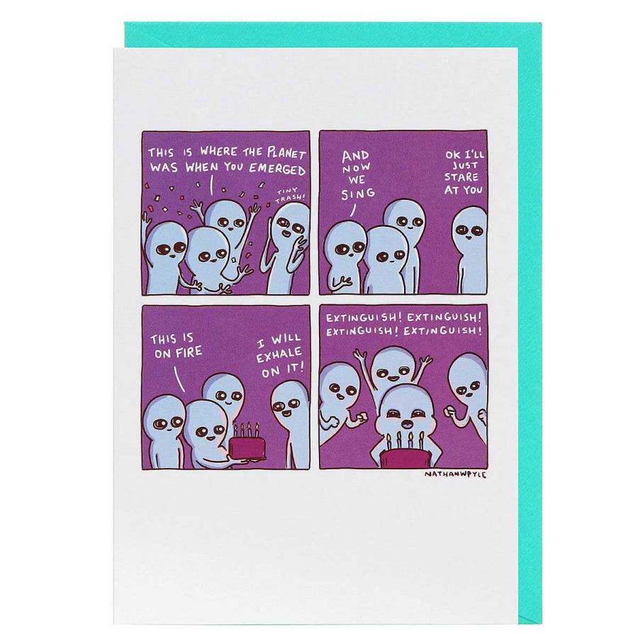 Tv & Book Characters Cards | Strange Planet Strange Planet 'Extinguish' Greetings Card