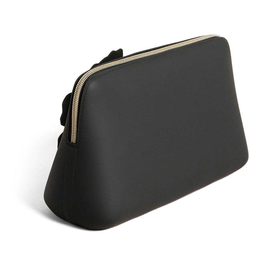 Wash Bags | Ted Baker Ted Baker Jelika Magnolia Black Silicone Washbag