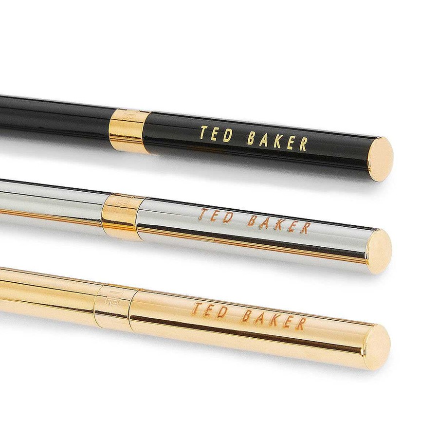 Pens & Pencils | Ted Baker Ted Baker Penilyn Palm Print Set Of Three Pens