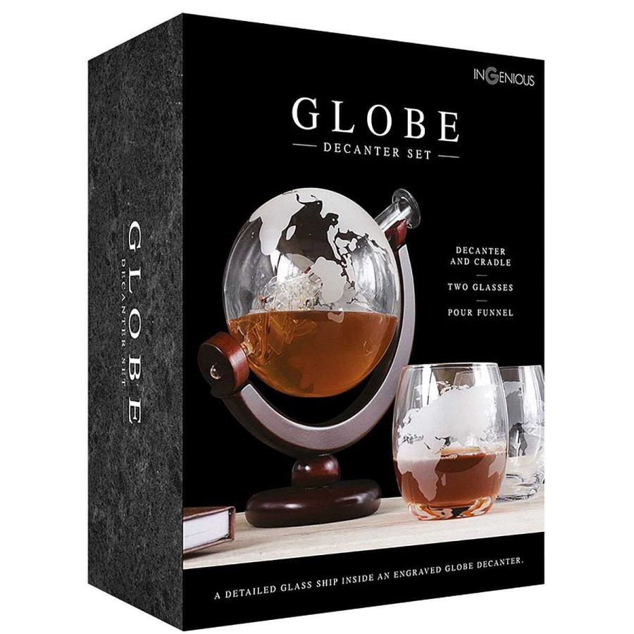 Food & Drink | The Source The Source Globe Decanter & Glasses Set