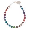 Bracelets | Carrie Elspeth Carrie Elspeth Rainbow Satin Cubes Full Bracelet