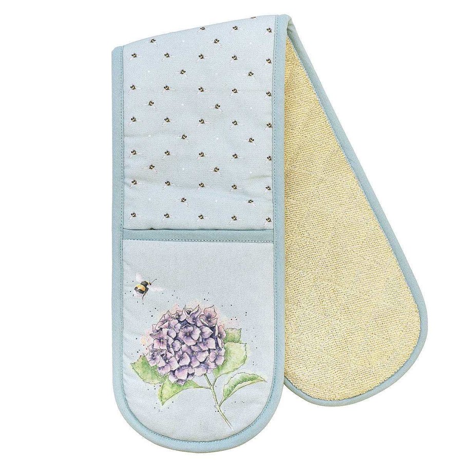 Aprons | Wrendale Wrendale Busy Bee Double Oven Glove, Tea Towel And Apron Set