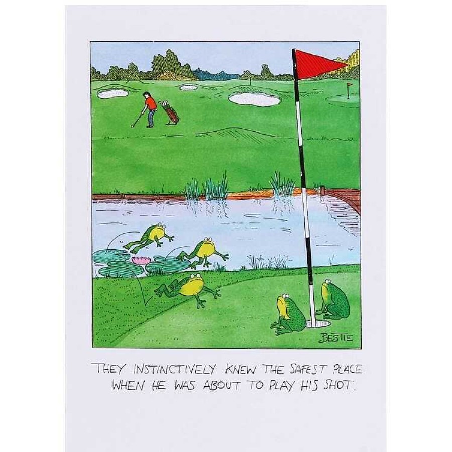 Cards For Him | Paperlink Paperlink Bestie Golf Shot Greetings Card