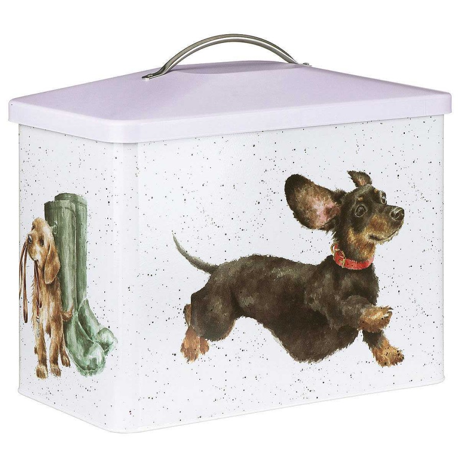 Tins & Trays | Wrendale Wrendale A Dog'S Life Bread Bin