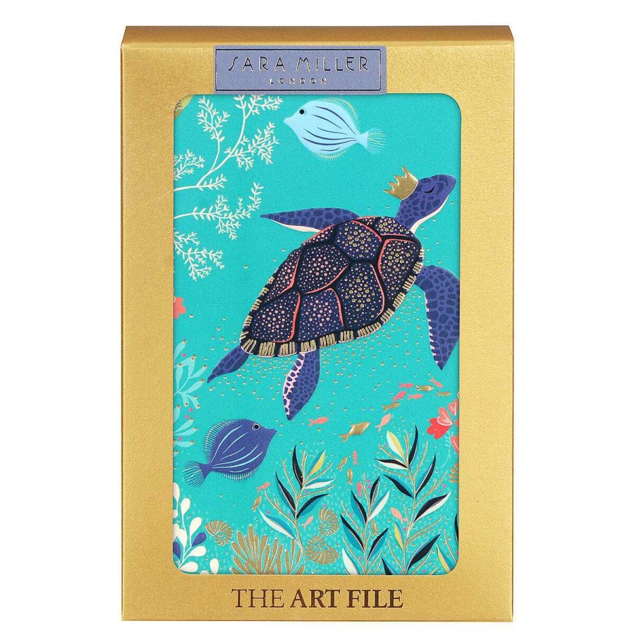 Notecard Sets | Sara Miller Sara Miller Turtles Set Of 10 Notecards