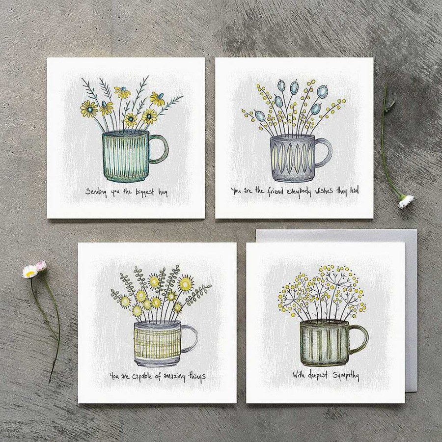 Inspirational | East of India East Of India 'Friend Everybody Wishes They Had' Flowers In A Mug Card