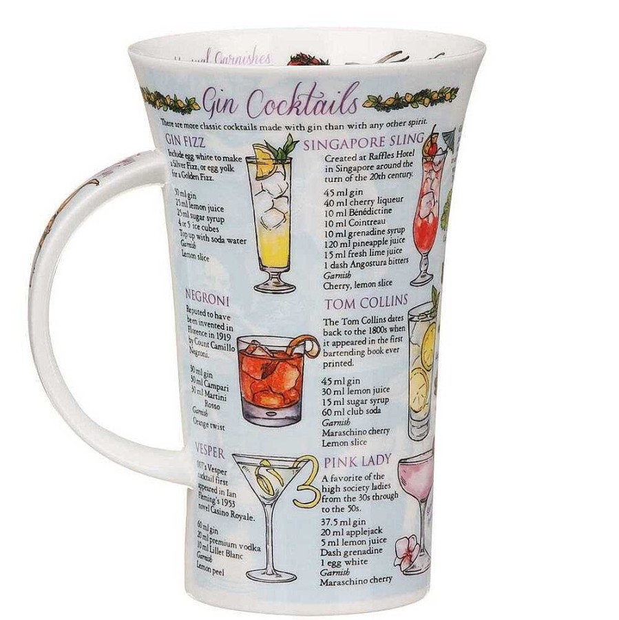 Mugs | Dunoon Dunoon The World Of Gin Glencoe Shape Mug