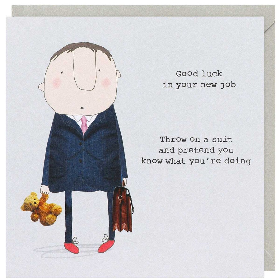 New Job | Rosie Made A Thing Rosie Made A Thing 'Pretend You Know' Men'S New Job Card