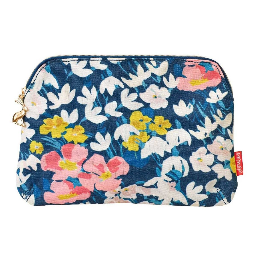 Make Up Bags | Joules Joules Floral Print Medium Zip Pouch