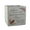 Planters | Temptation Gifts Personalised Robin Memorial Concrete Plant Pot