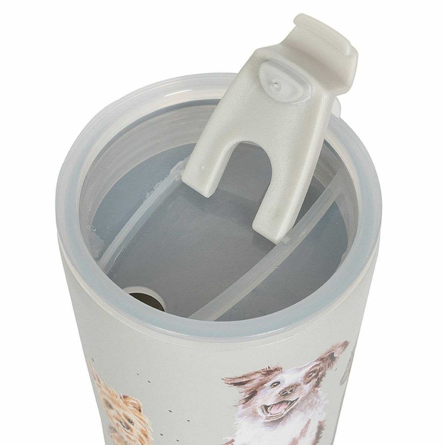 Travel Mugs | Wrendale Wrendale 'A Dog'S Life' Dog Thermal Travel Cup