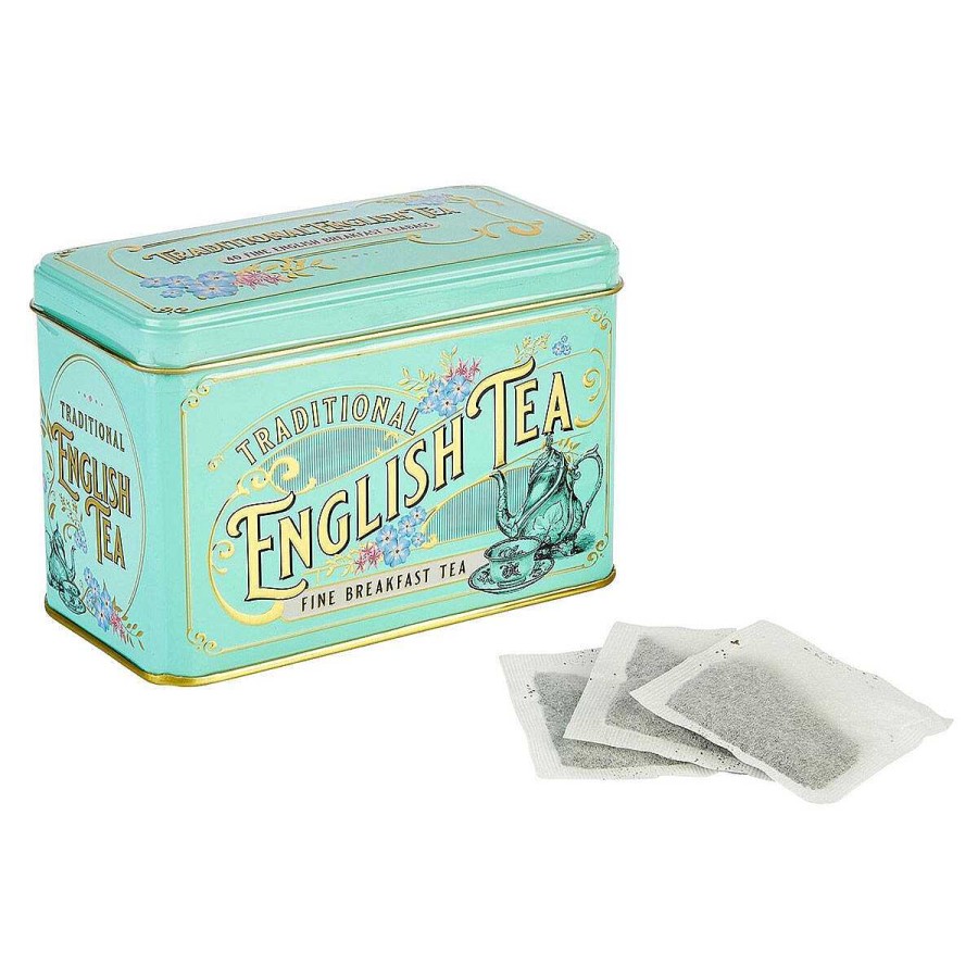 Tea | New English Teas New English Teas Vintage Victorian Tea Tin With 40 English Breakfast Tea Bags