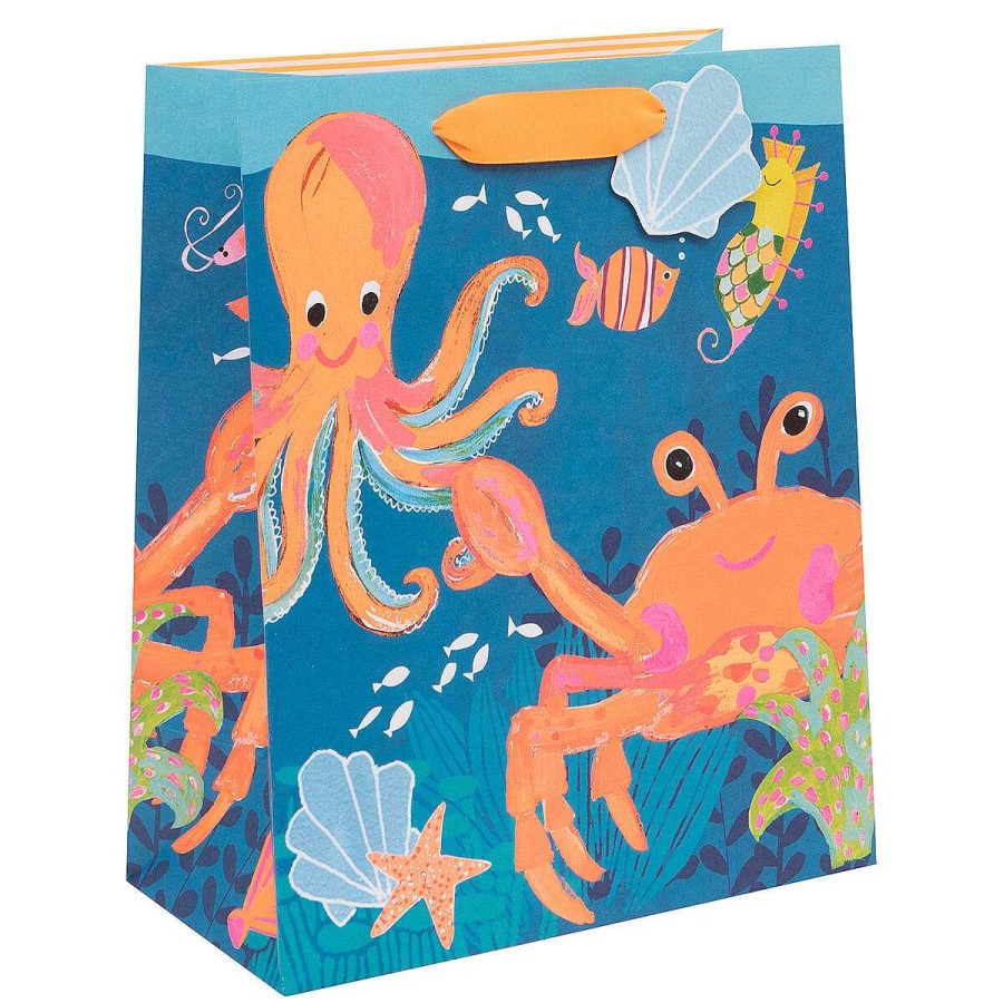 Large Gift Bags | Glick Glick Paper Salad Under The Sea Large Gift Bag