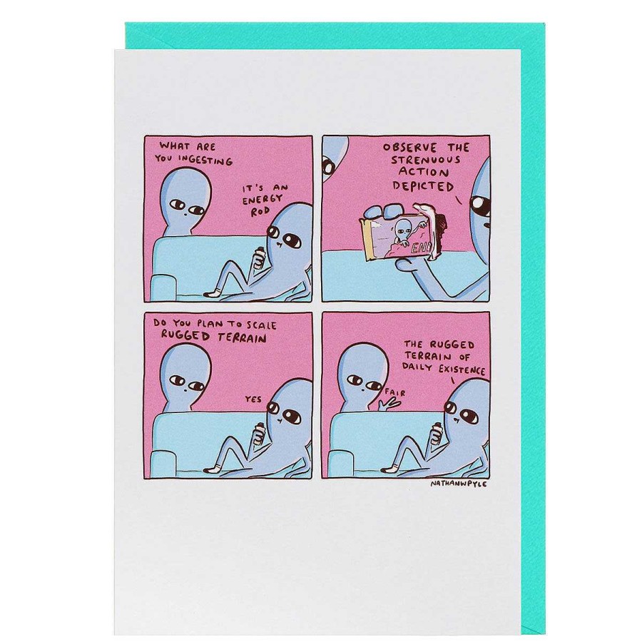 Tv & Book Characters Cards | Strange Planet Strange Planet 'Energy Rod' Greetings Card